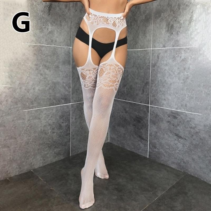 1 пара сетчатых носков, чулки до бедра, колготки в сеточку, чулки на подтяжках, прозрачные