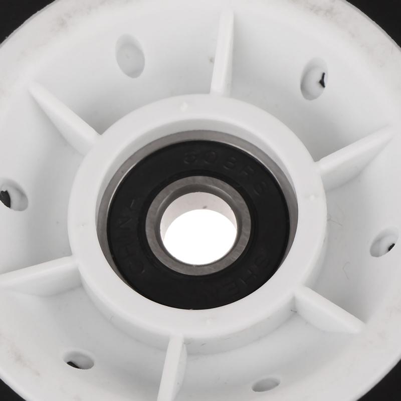 1Pcs Tumble Dryer Rubber Wheel Support Wheel For Heat Pump Tumble Dryer Rubber Wheel Support Wheel