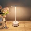 Настольная лампа на солнечных батареях, светодиодная, беспроводная, 3 источника света, сенсорное управление, плавная регулировка яркости, IP44, USB-зарядка, B