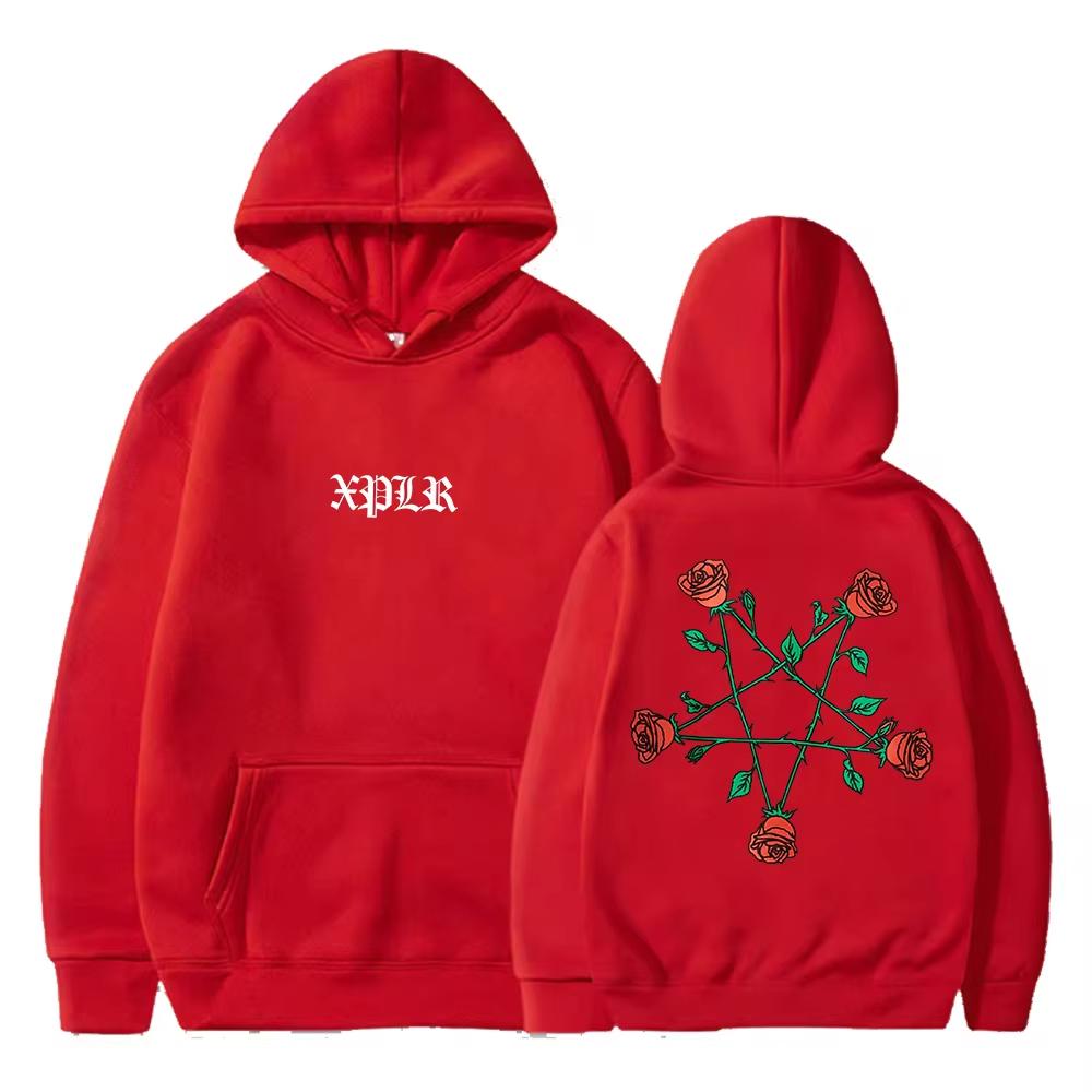 XPLR CFD Принт с логотипом Sam and Colby Мерч Худи Мужские Женские Унисекс Хип-Хоп Оверсайз Повседневный Спортивный костюм Толстовка Харадзюку YK2 Топы