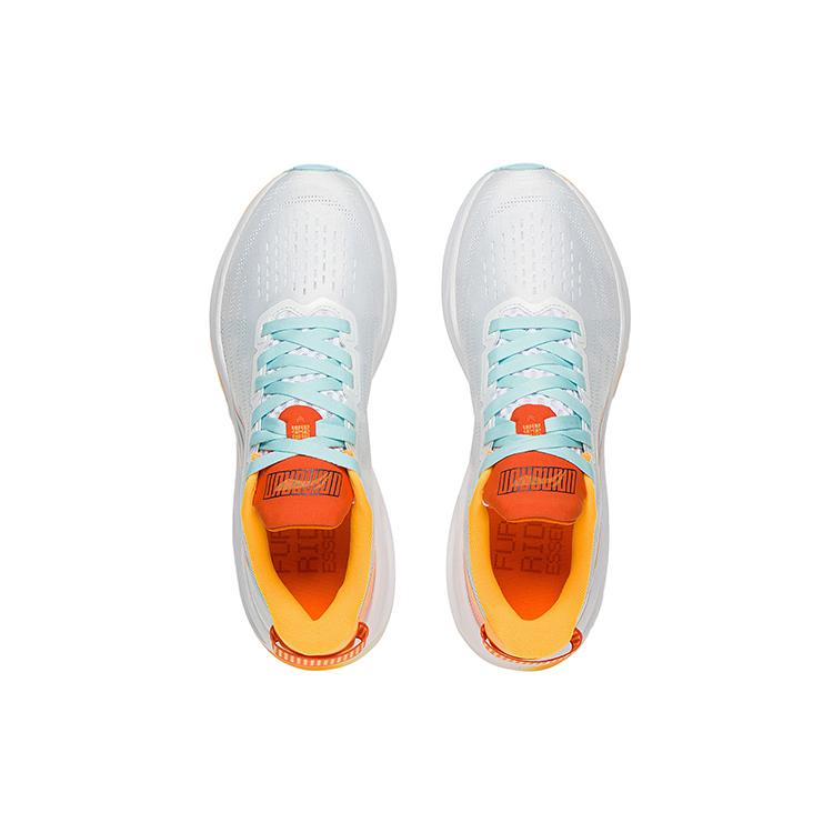 Li Ning Furious Rider 6.0 Rebound Низкие Беговые Кроссовки Мужские Бело-Оранжевые ARZS003-11B