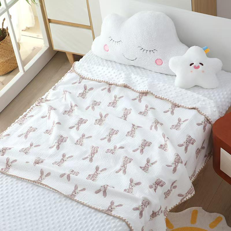 Хлопковое одеяло-марля для новорожденных на все четыре сезона: Детское полотенце, Одеяло для кондиционера, Покрывало для сна