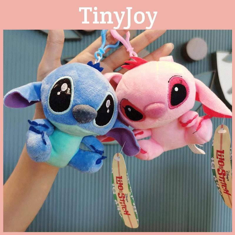 Очаровательный плюшевый брелок Стич Мини-игрушка Идеальный подарок Милая сине-розовая кукла