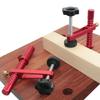 Aluminum Workbench Dog Hold Down Clamps Secure Grip, 19mm/20mm Holes Adjustable Clamps for Woodworking and Craftsmanship