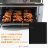 Reble Liners for Toaster Oven Air Fryer 9 x 11 Accessories Compatible with Breville, Black & Decker, Cuisinart, Emeril Lagasse + More, Perforated