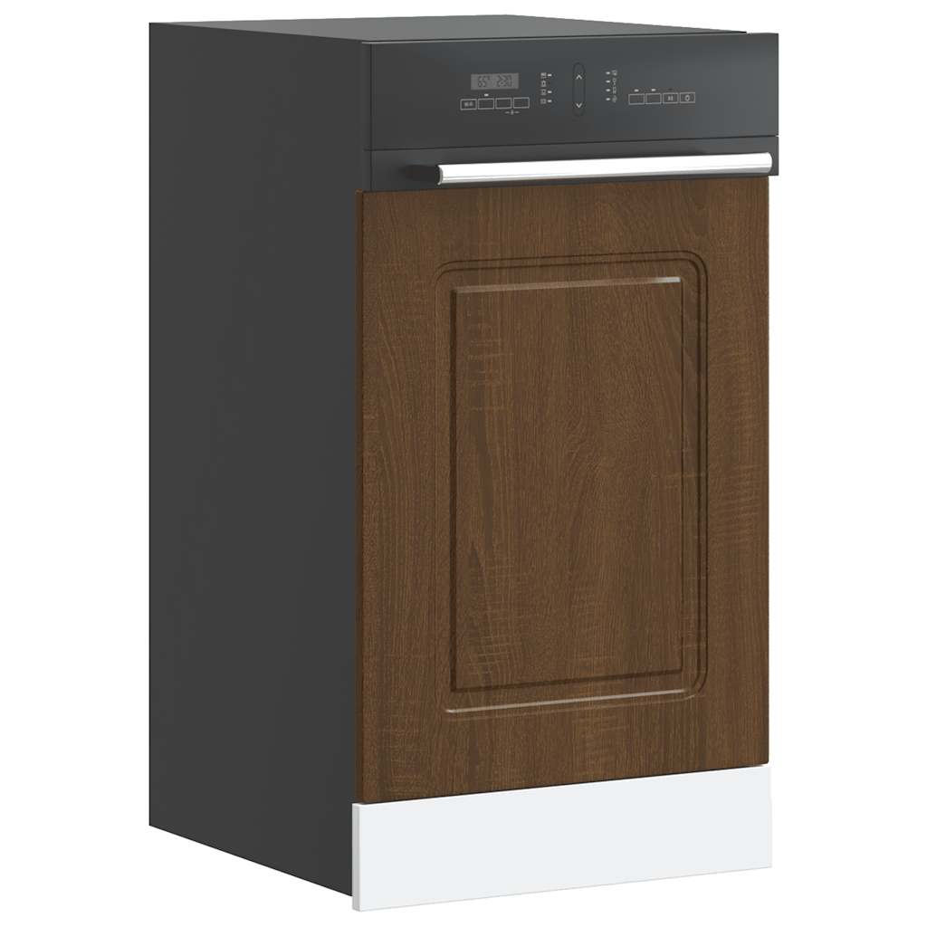 3 Piece Bathroom Furniture Set in Sonoma Oak Particleboard