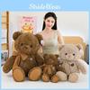 Teddy Plush Bear Toy Girl Birthday Soft Pp Cotton Filling Children Doll Gift