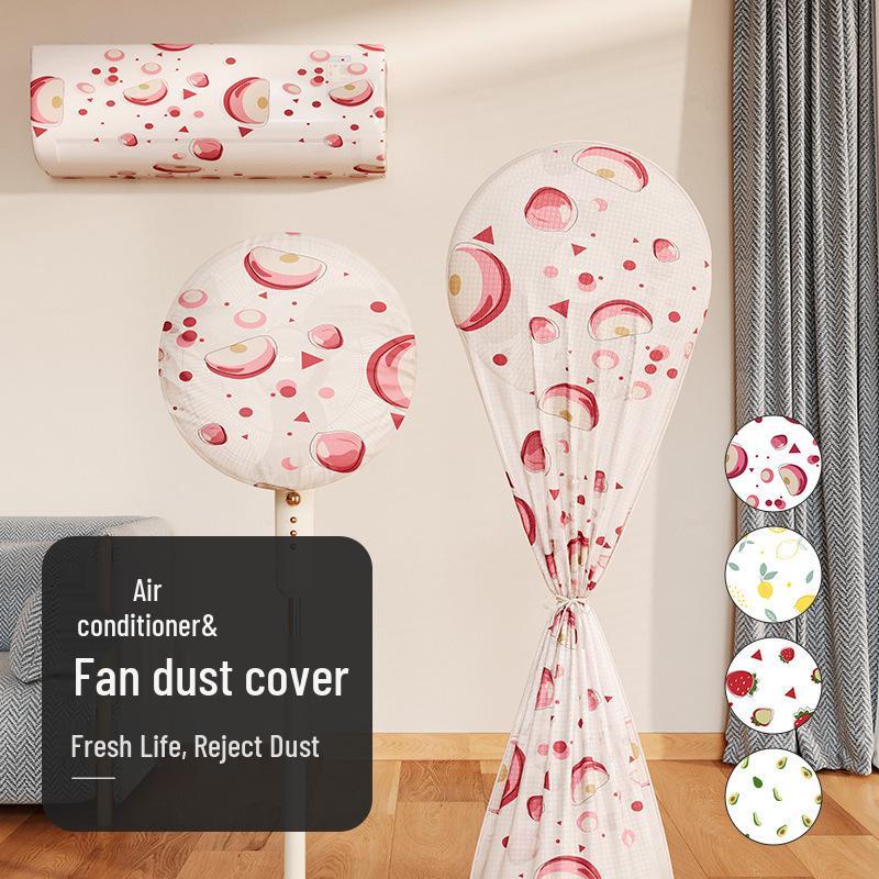 Universal Electric Floor Fan Dust Cover - Protective Full-Cover Shield for Stand Fans