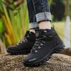 Men Women High Top Hiking Shoes Durable Waterproof Anti-Slip Outdoor Climbing Trekking ShoesBoots2024