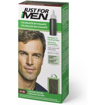 Краска для волос - JUST FOR MEN - Черная - Без аммиака - Для всех типов волос - В виде шампуня