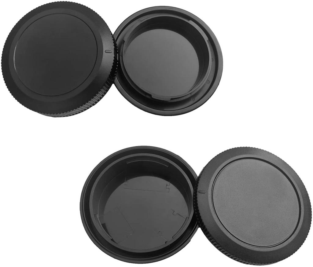 HUIPUXIANG Camera Body Cap Rear Lens Cap Cover for Canon EOS R6 Mark R5 Mark and Other Canon RF Mount and Lens Accessories of & R50, R100, R10, R8,