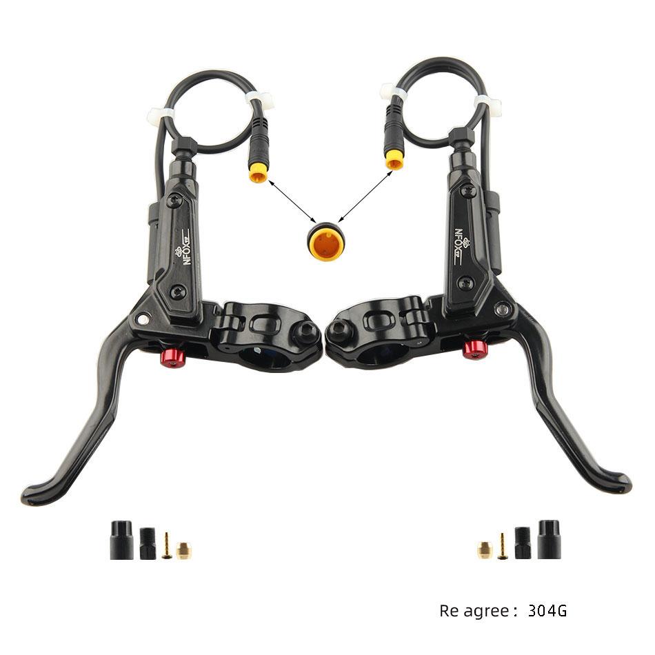 Ручка тормоза с отключением питания 3-контактная для электровелосипеда, электрического велосипеда, мотор Холла, гидравлические тормоза, велосипеды, горный, уличный, аксессуары для велоспорта