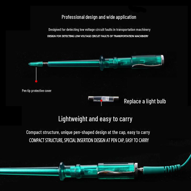 Универсальный автомобильный и постоянный тестер 6 В/12 В/24 В для модификации и обслуживания