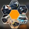8Mil Black Nitrile Gloves Disposable Super Duty Diamond Textured Safety Protective Work Gloves Auto Mechanic Industrial Gloves