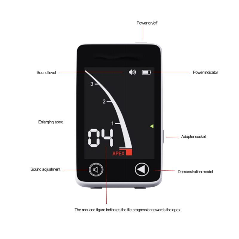 3.9 ЖК-экран стоматологический апекслокатор стоматологический эндомотор апекслокатор стоматологическая цена апекслокатор