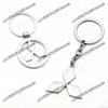 1Pcs Car Badge Emblem Keychain Metal Key Ring Accessories For Mitsubishi Outlander Lancer 10 9 ASX RALLIART Eclipse L200 Pajero