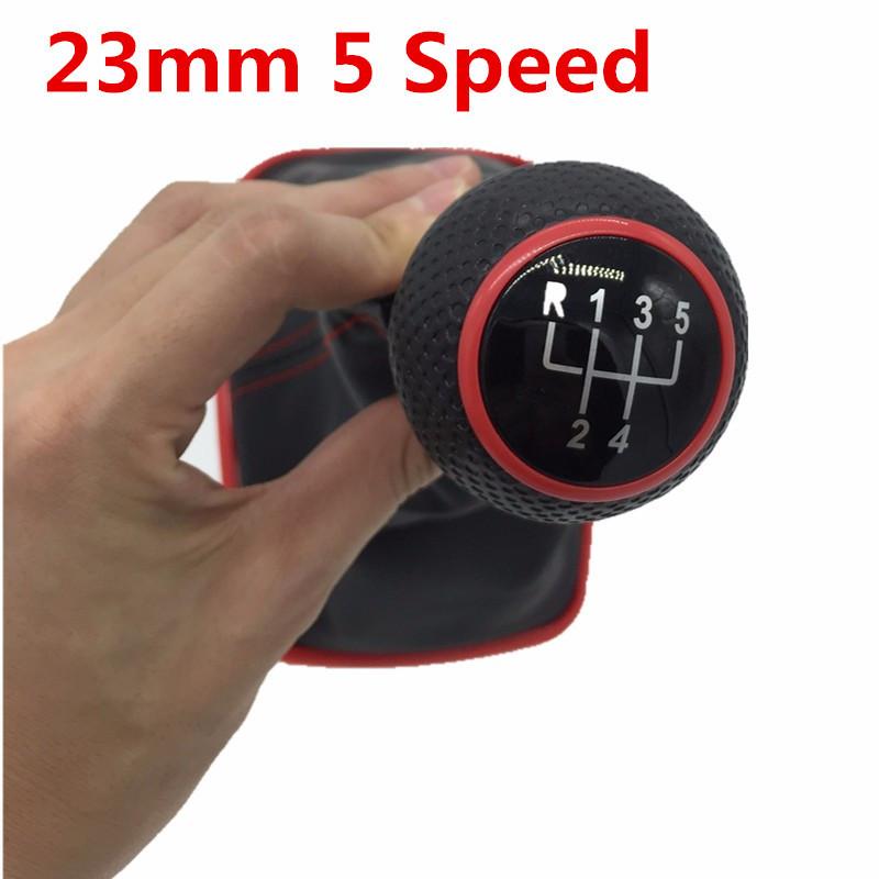 23 мм для Volkswagen VW 1999-2004 Golf 4 IV MK4 GTI R32 Bora Jetta 5/6 Скорость автомобиля Ручка переключения передач Рычаг Ручка Gaitor Чехол для багажника
