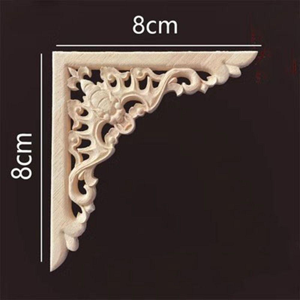 Натуральные цветочные деревянные фигурки, поделки, разные стили, угловые аппликации, рама, украшение для стены, двери