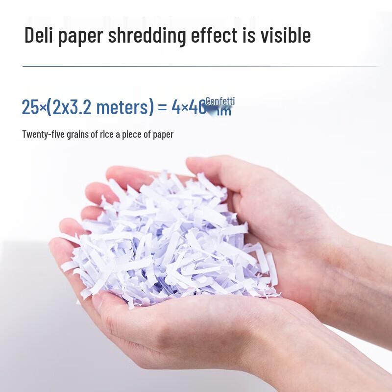 Deli 4-Level Security 16-Sheet Commercial Paper Shredder