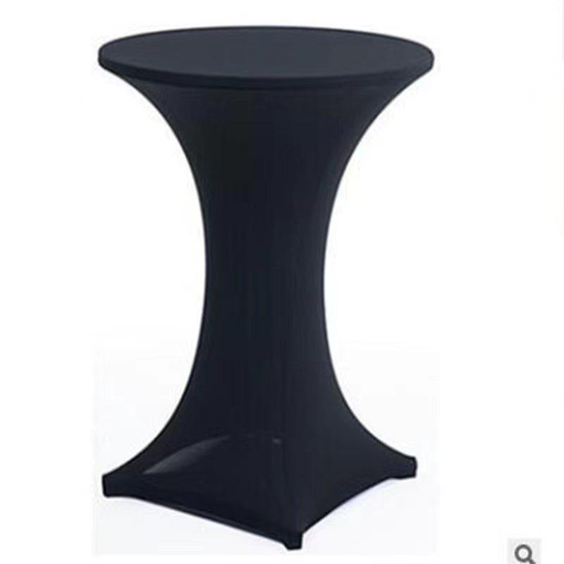 Стрейч Чехол для Коктейльного Стола, Высокая Круглая Скатерть для Барного Стола, Чехол для Банкетного Стола