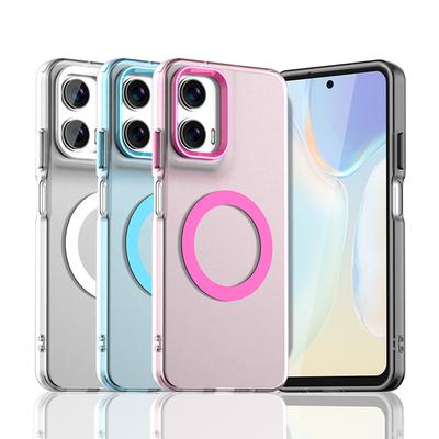 Чехол для Moto Edge 50 Neo Matte Skin Feeling, прозрачные магнитные чехлы для Motorola Edge 50 Neo, беспроводная зарядка, чехол Magsafe, чехол