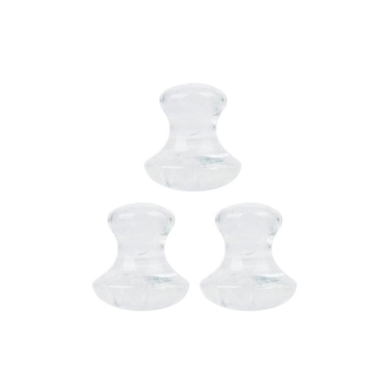 3pcs Natural Jade Mushroom Crystal Gua Sha Stone Facial Massager Quartz Scraping Massage Tool SPA Acupuncture Relaxing Tool