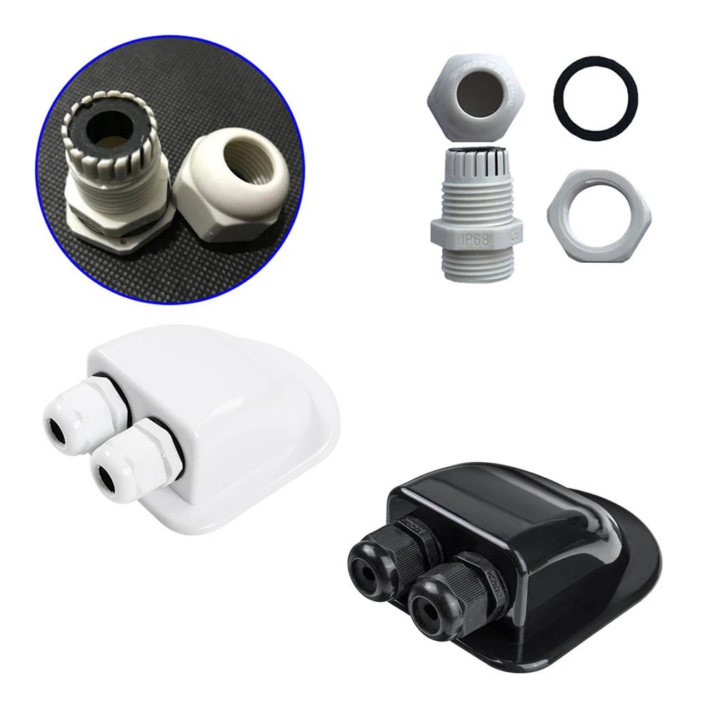 Солнечная распределительная коробка, двойной кабельный ввод для солнечного проекта на автомобиле, автодоме, караване, лодке, кабине, крыше автомобиля, яхте, кемпере, аксессуары