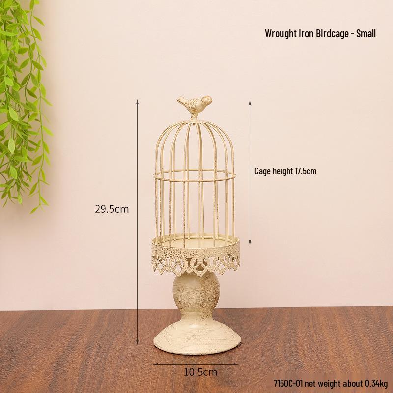 Винтажный французский подсвечник-украшение – Романтический европейский держатель для свечей для декора стола и фотосессий