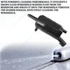 Windshield Washer Pump Front, Windshield Wiper Washer Fluid Pump Replacement with Grommet, OEM#385-232316A 89025062 8-6710 22127652, for Chevy GMC