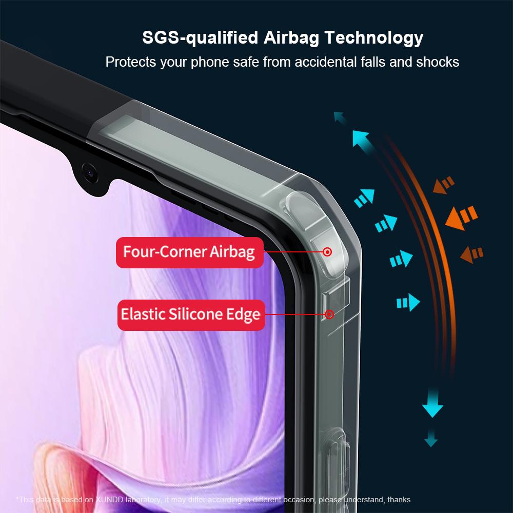 XUNDD Для ZTE Blade V70 Max Чехол Противоударный ТПУ+Акрил Прозрачная Задняя Крышка для Телефона