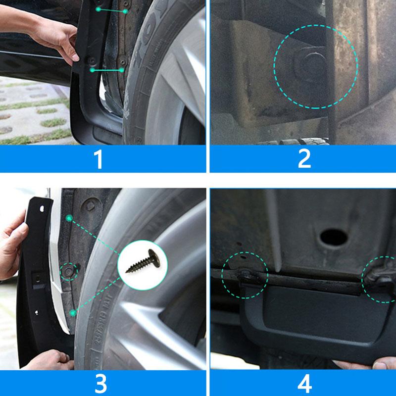 4x для BMW X1 E84 2010 2011 2012 2013 2014 2015 Брызговики Flare Брызговики Защита от брызг Передние задние колеса Крылья автомобиля