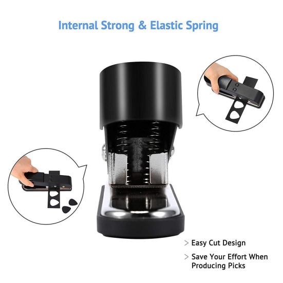 Guitar Pick Manufacturer Squeeze Effortlessly Heavy Duty Accessory Guitar Pick Maker Puncher Tool