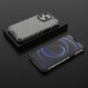 Rugged Honeycomb Case with Gel Frame for iPhone 13 Pro - Black