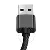Джинсовый кабель для быстрой зарядки и передачи данных USB шнур питания Подходит для Android Type-C
