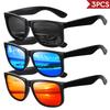 2/3 PCS New Fashion Colorful Casual Polarized Sunglasses Unisex Suitable for Driving, Queuing Vacation, Shooting Props UV400