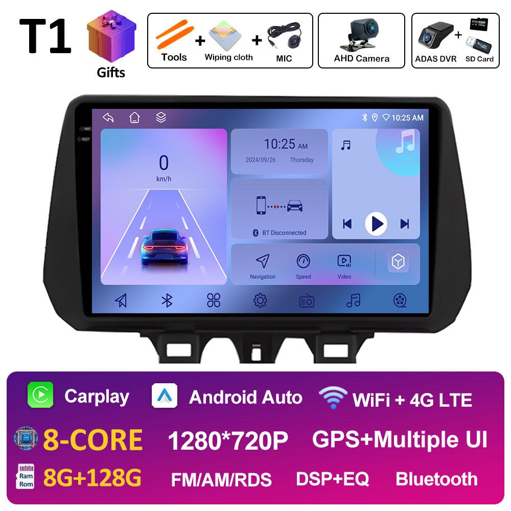 GPS-навигация Автомобильное видео для Hyundai TUCSON 2019 2020 2021 Радиоплеер Авторадио Bluetooth Вентилятор охлаждения QLED IPS Экран Нет 2 din