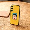 1 шт. F-Забавный E-Преувеличенный Эмоциональный Чехол для Телефона Samsung A73,72,71,A52,51,40,41,A22,A32,31,A13, Мягкий Черный Корпус