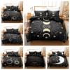 Home Solar System 3D Printed Pattern Single Double Queen Quilt Cover Pillowcase (three-piece Set) Bedding