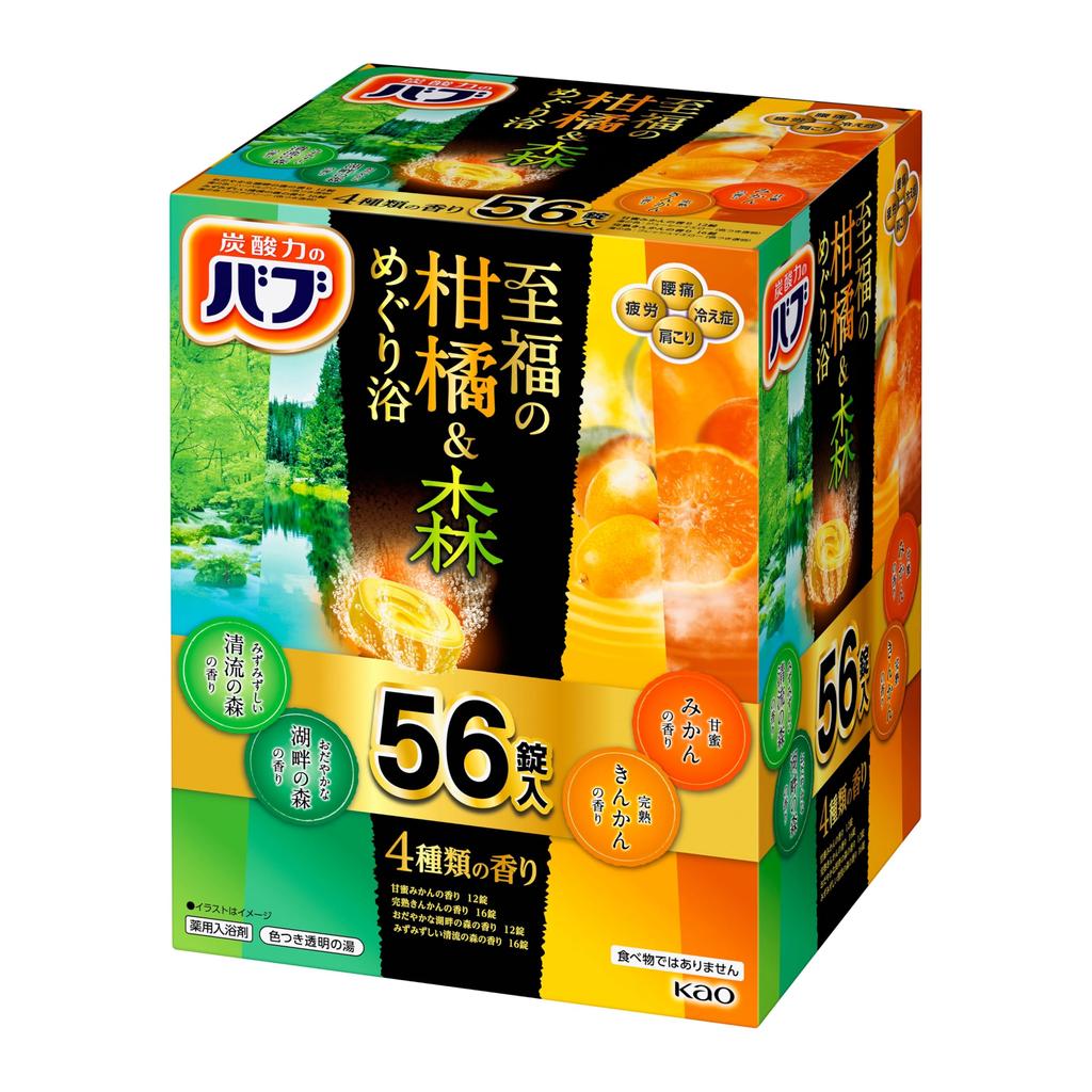 Bab 4 Types of Scent Selection Box 56 Tablets Blissful Citrus Forest Assortment & [Quasi-drug]