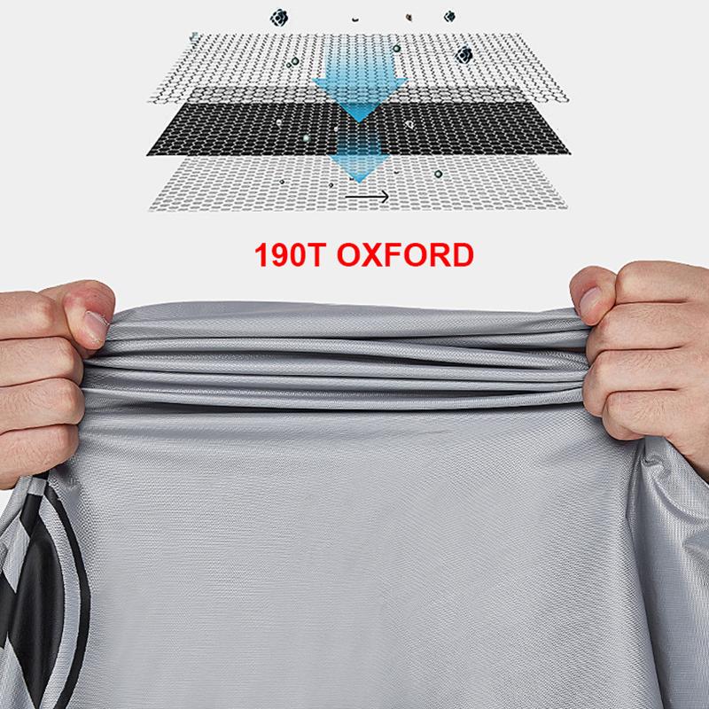 Чехол для мотоцикла Всесезонный Универсальный Погодный Прочный Качественный Водонепроницаемый Защита от Солнца Уличный Укрытие для Скутера Устойчивый к Разрывам