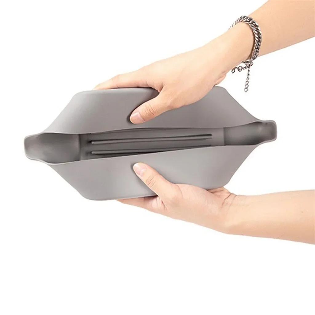 Воздушные фритюрницы Силиконовая сковорода для гриля Высокотемпературная многофункциональная микроволновая печь Подогрев противня для выпечки Аксессуары для домашней кухни Инструмент