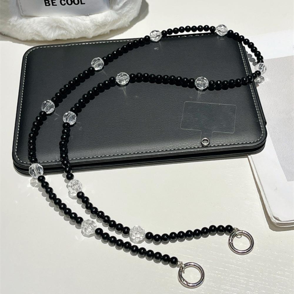 Crossbody Mobile Phone Chain Sweet Beads Phone Strap Long Crossbody Phone Chain Phone Accessories