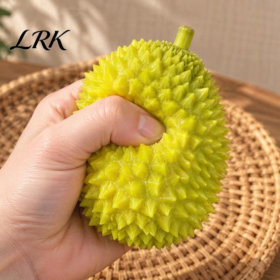 Уникальные тропические подарки Симуляция дуриана Сжимающая игрушка, Медленно поднимающийся TPR Мячик-антистресс для fidgeting, Реалистичная форма фрукта для любителей конструкторов