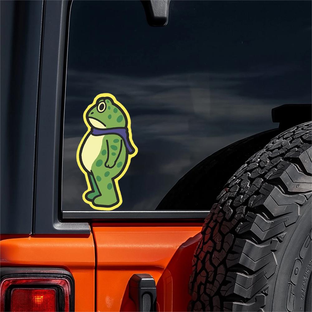 10PCS Frog Again The Machine Protest Stickers, Humor Fog Man Decals Bumper Sticker Decals for Car Window Laptop Water Bottles