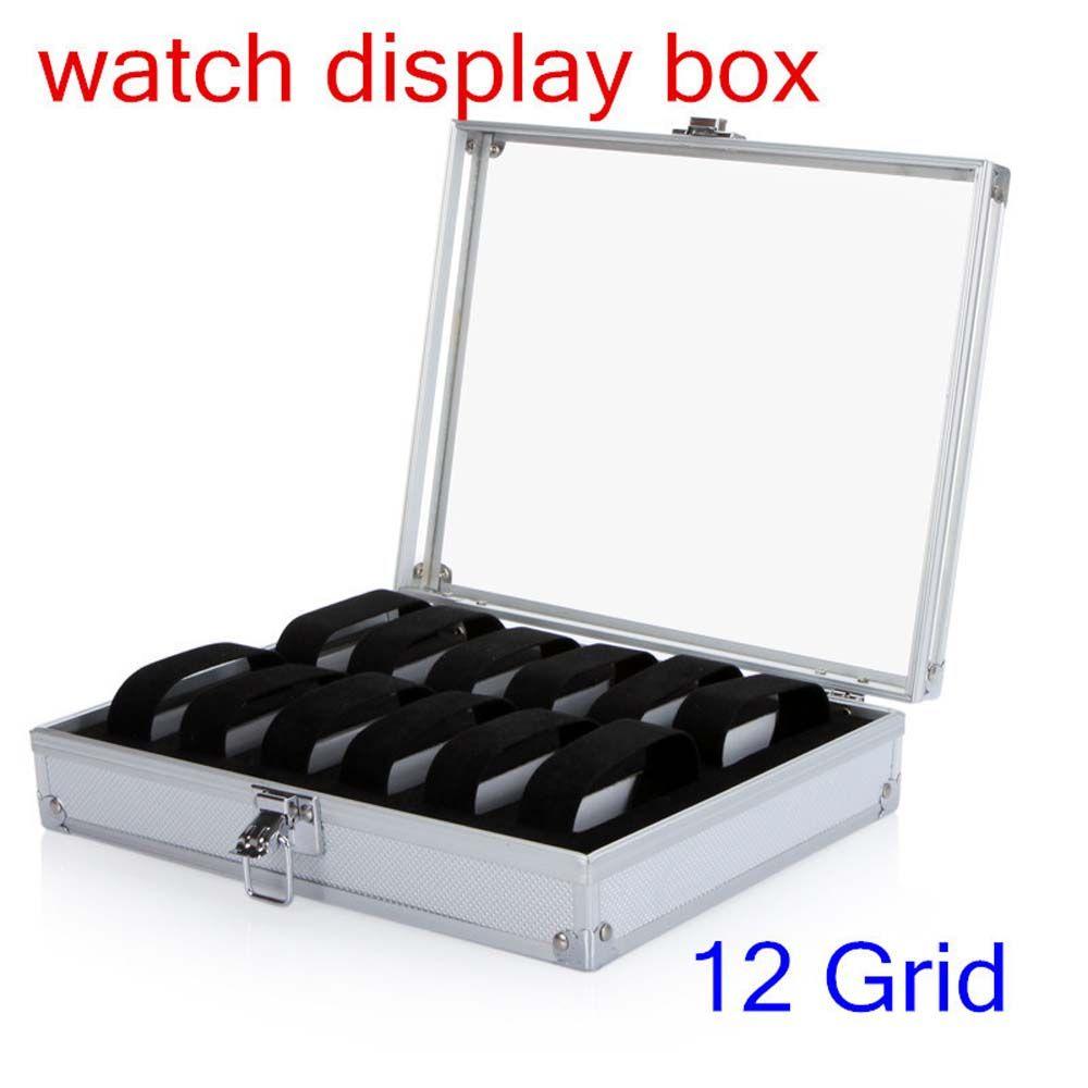 Шкатулка для хранения ювелирных изделий, алюминиевый сплав цинка, браслет, дисплей, чехол для наручных часов, держатель для часов