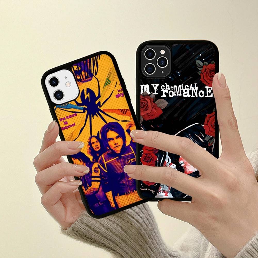 Инди-рок группа My C-Chemical R-Romance Чехол для телефона Беспроводная зарядка PC+TPU Для IPhone 11 12 13 14 15 16 17 Pro Max Plus Чехол