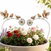 Weather Resistant Robin Garden Stake Metal Bird Plant Stake New Bird Garden Stake  Patio Decor