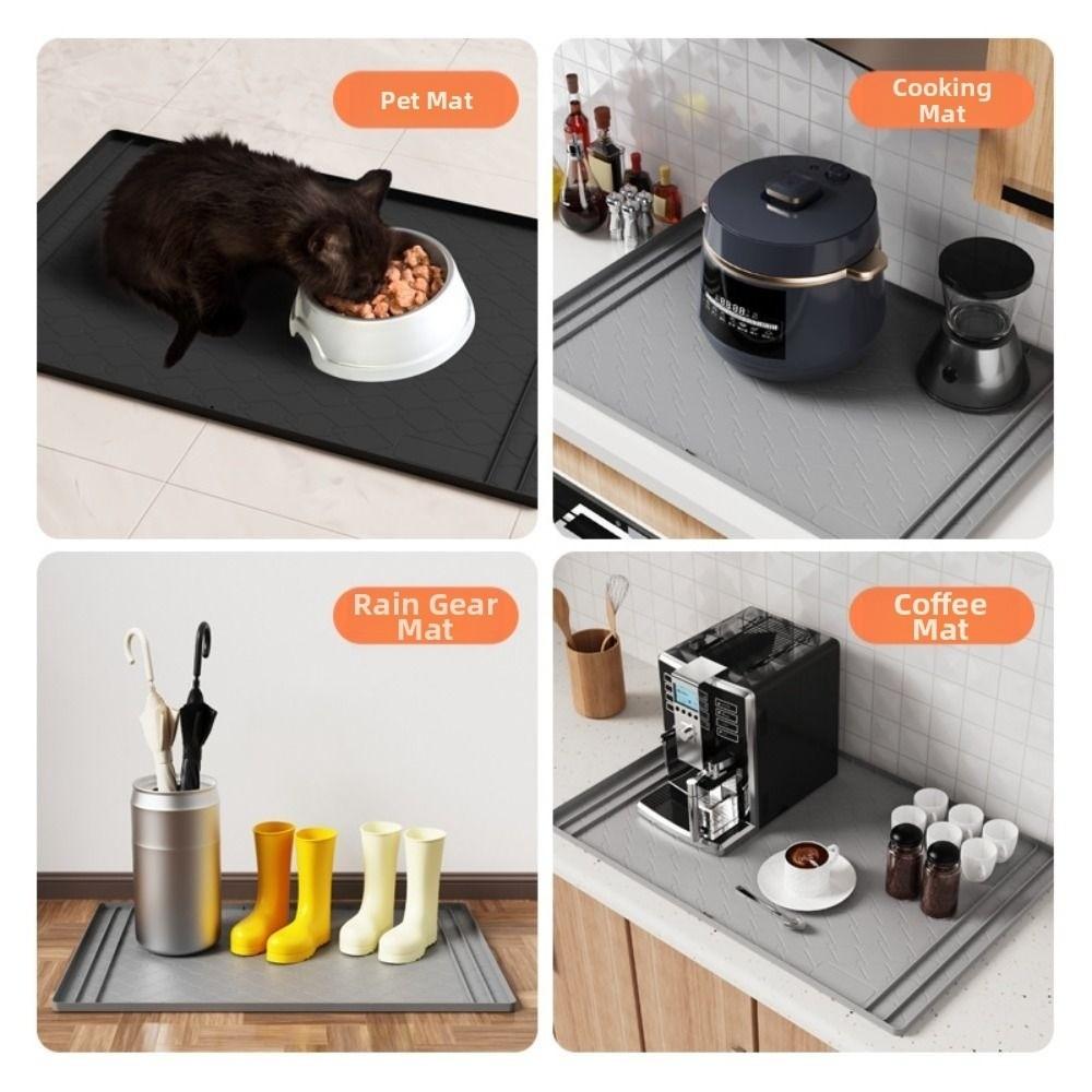 Rectangle Cabinet Protectors Liner Anti-fouling Kitchen Waterproof Mat Tableware