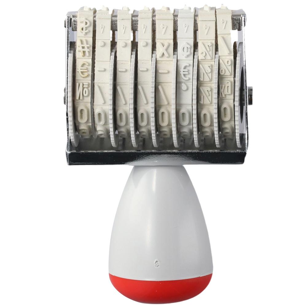 Personalized Roller Stamps Changeable Business Stamps Multi-Function Number Stamp Office