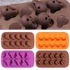 Halloween Pumpkin Silicone Chocolate Mould Candy Cookie Ice Cube Tray Mold Jelly